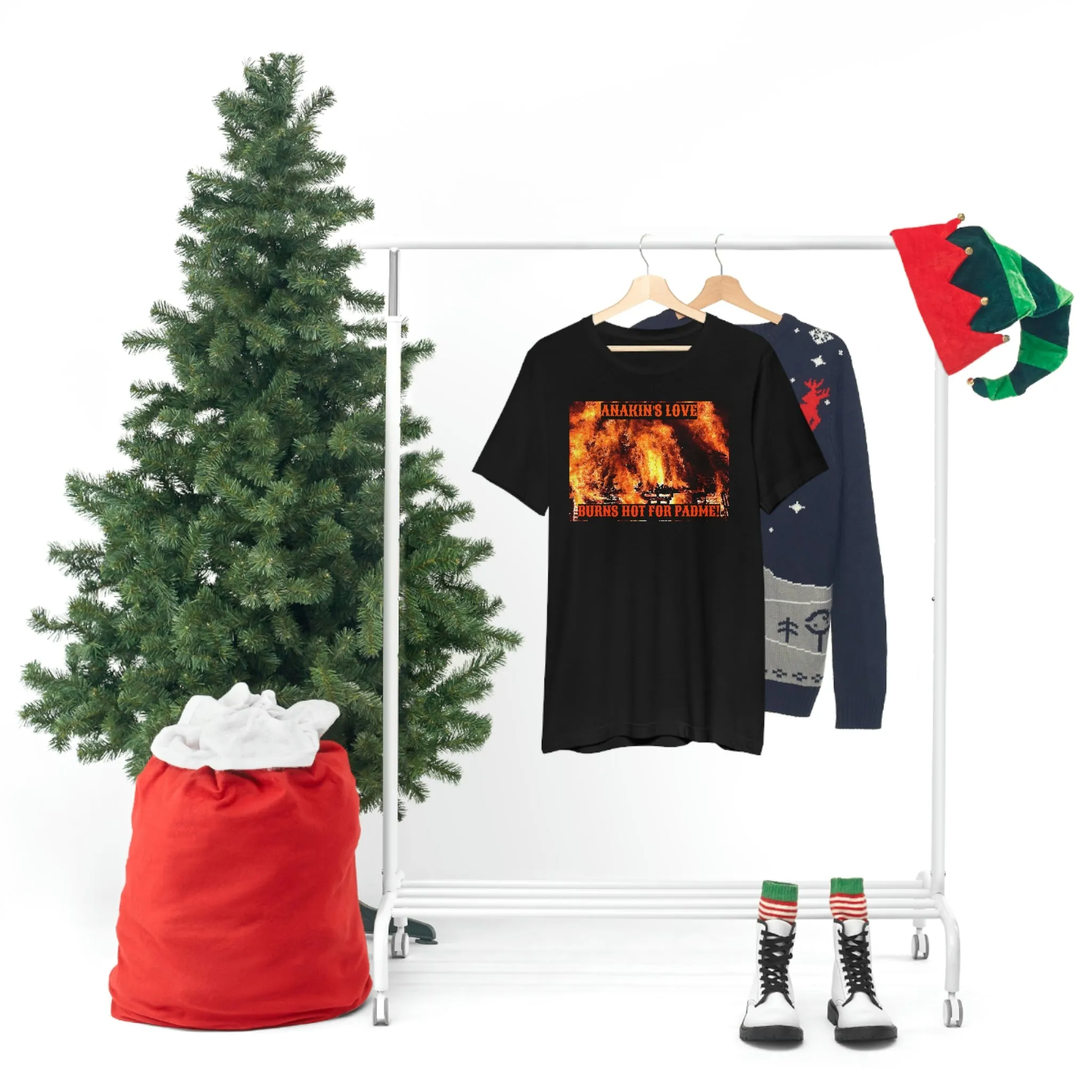 Anakin's Love Burns Hot For Padme! Short Sleeve Tee