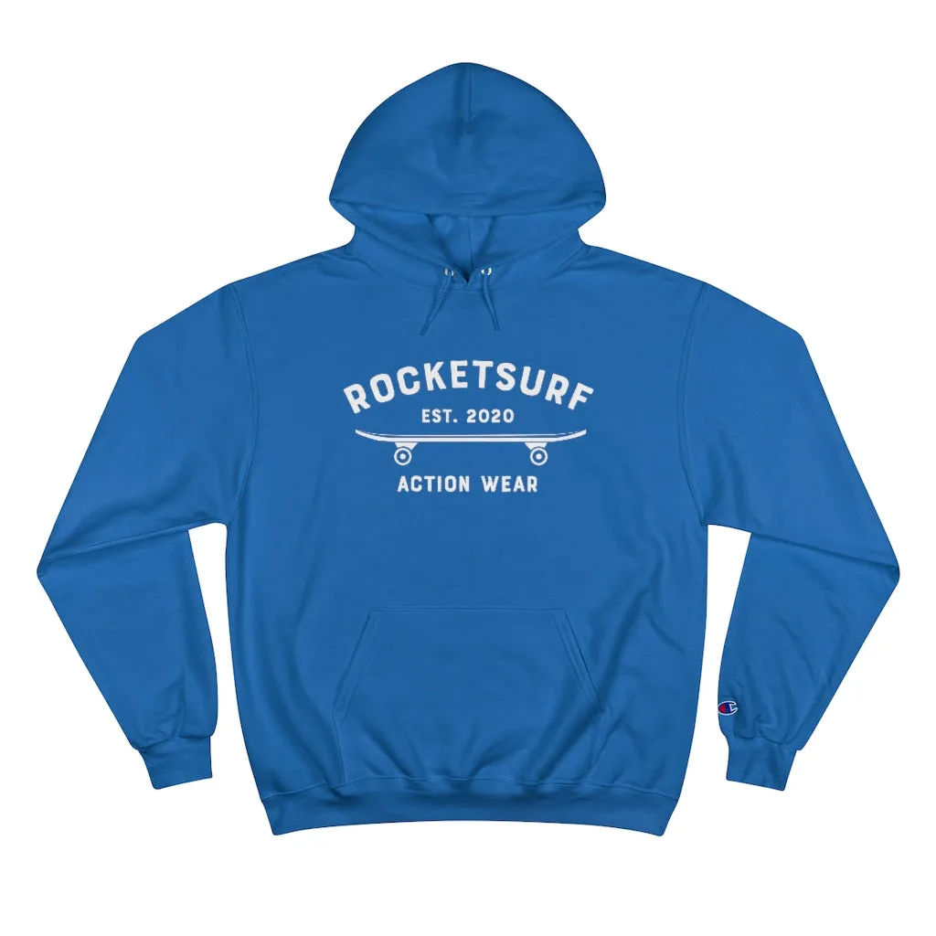 Champion Hoodie - RocketSurf Skate Club White Lettering