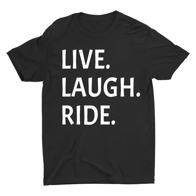 Cotton Live Laugh Ride Tee
