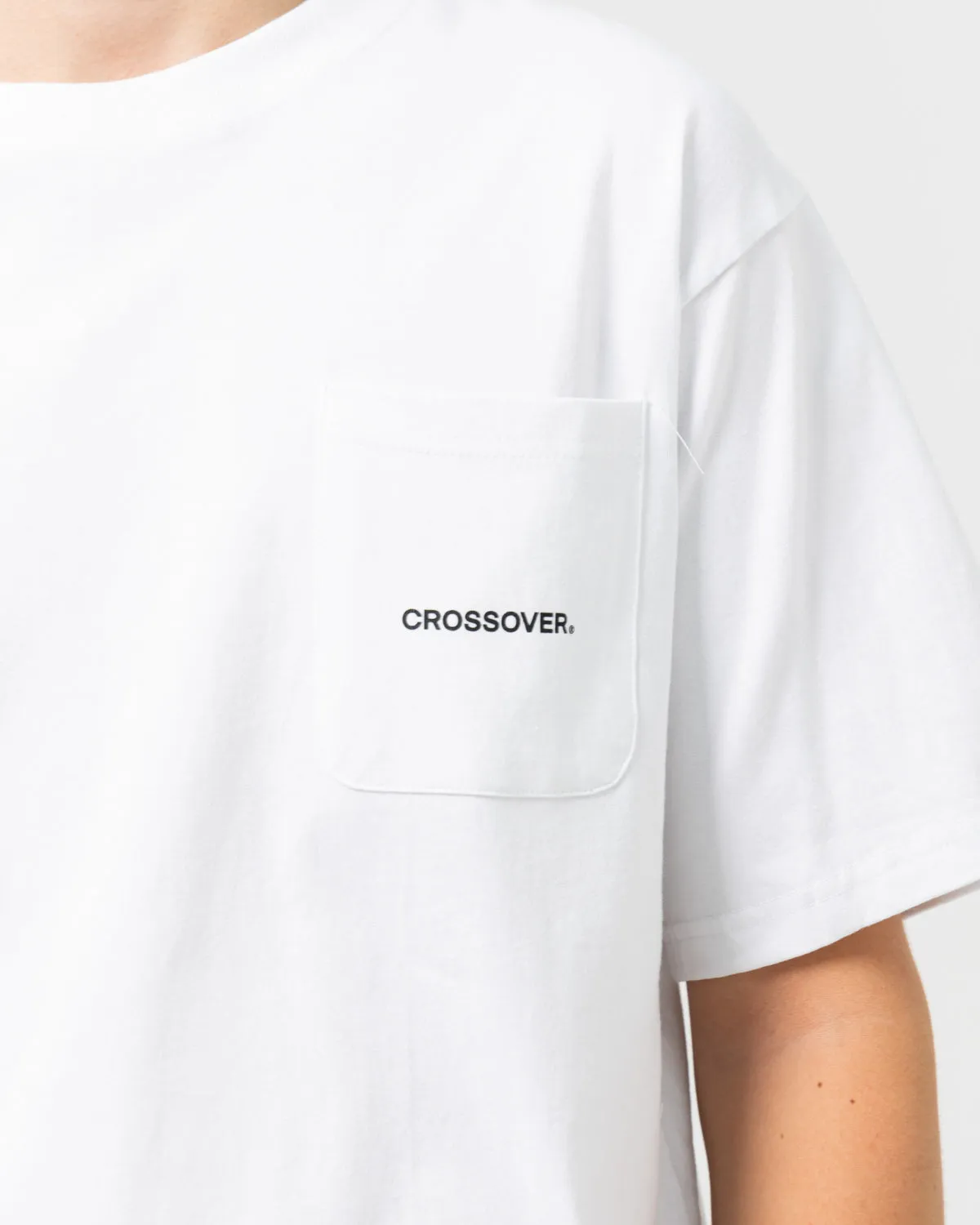 CROSSOVER "Year Of The Dragon" Pocket Tee | White