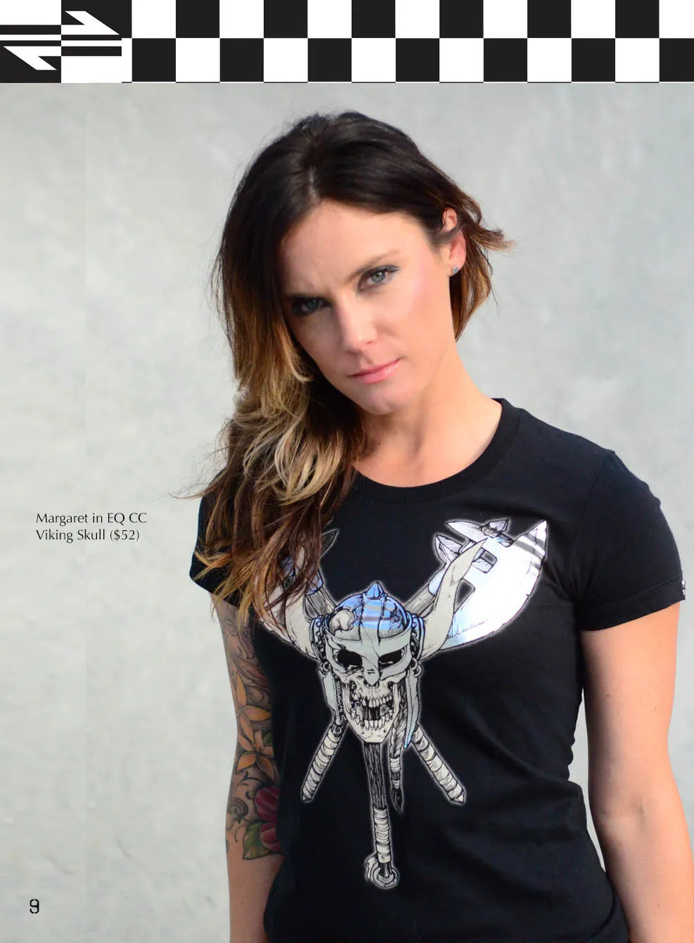 EQ Viking Skull T-shirt (Women)