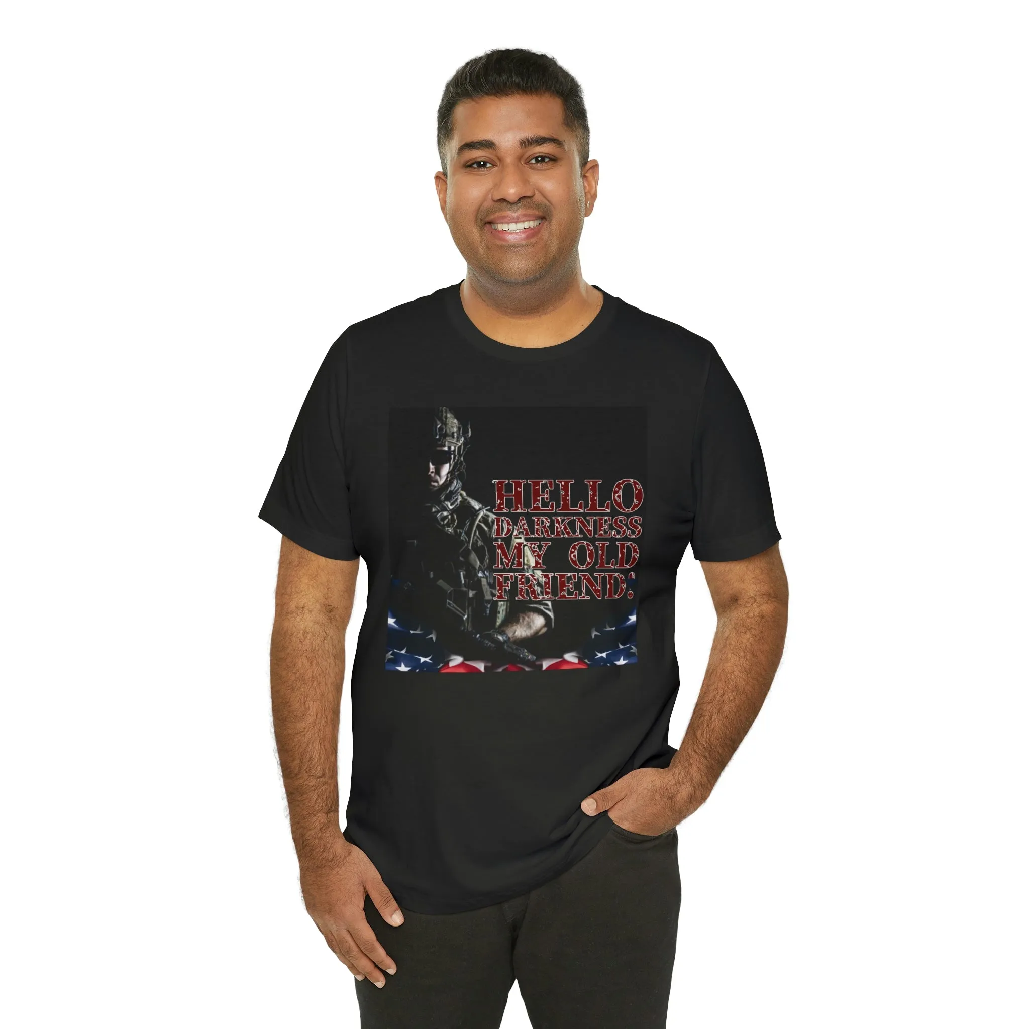 Hello Darkness My Old Friend! Short Sleeve Tee