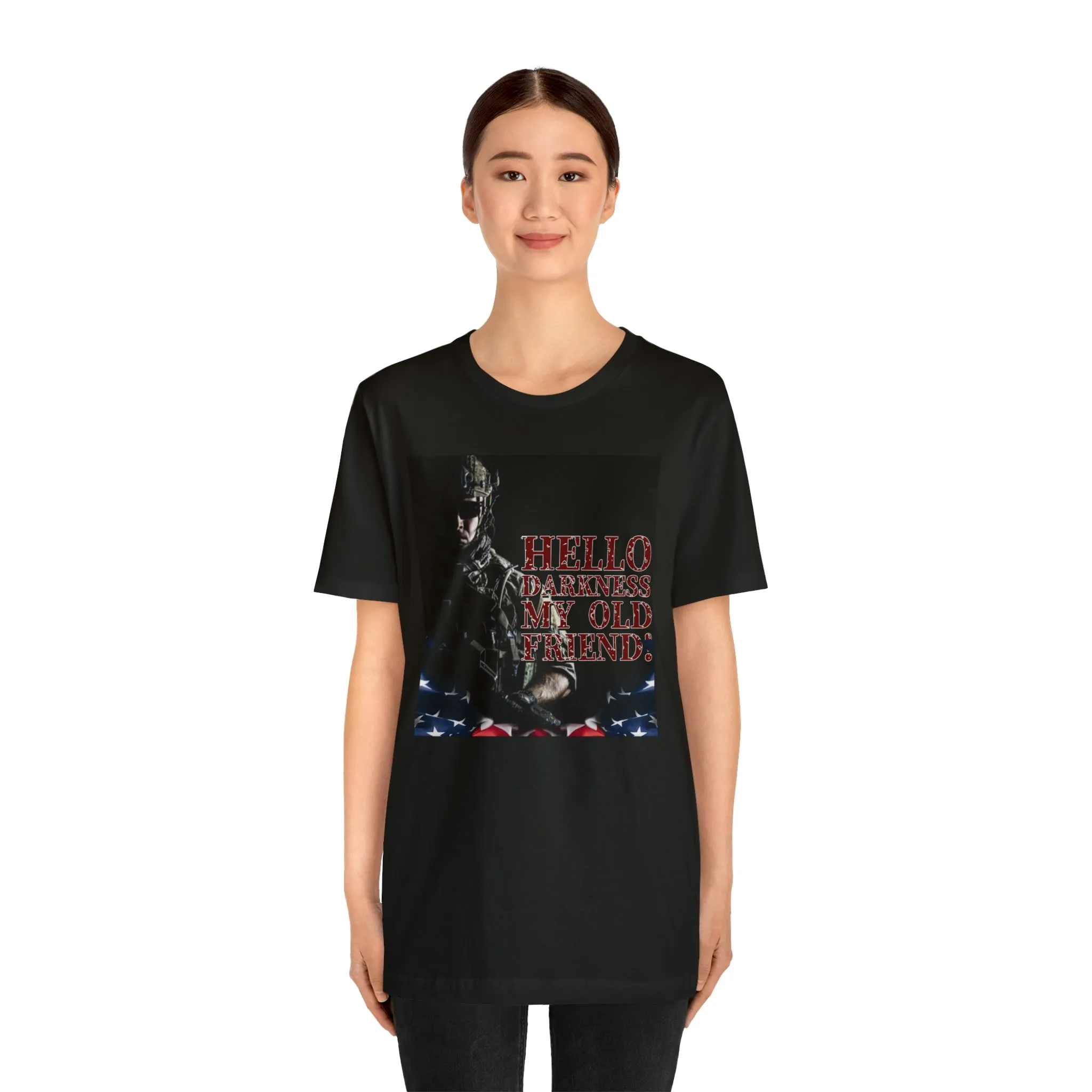 Hello Darkness My Old Friend! Short Sleeve Tee