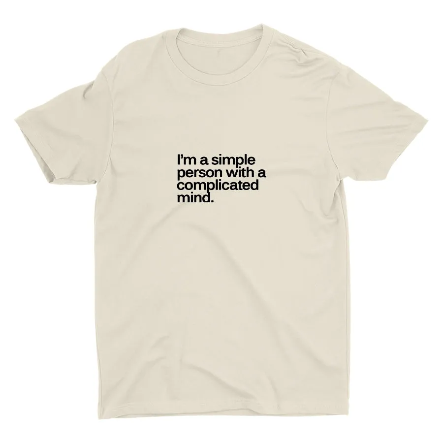 I′M A SIMPLE PERSON Cotton Tee