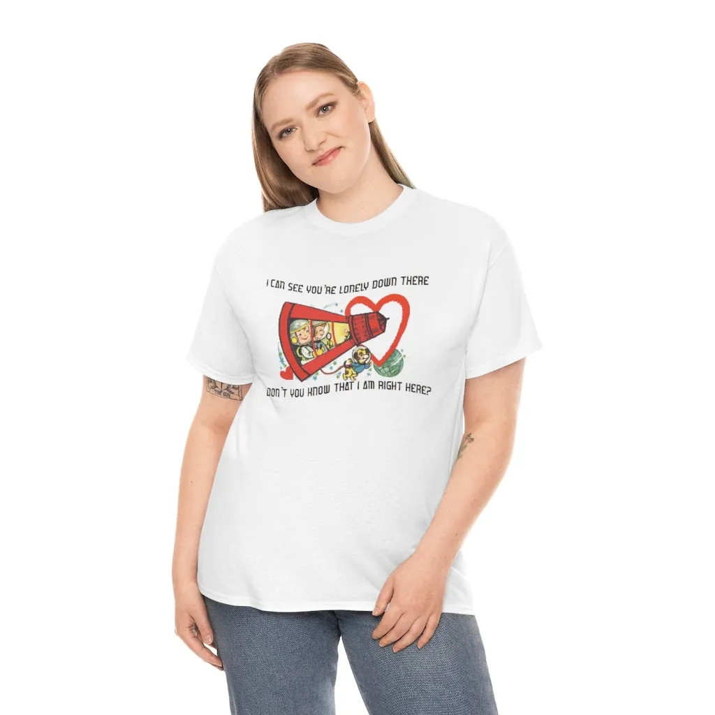 Lonely Satellite  Cotton Tee