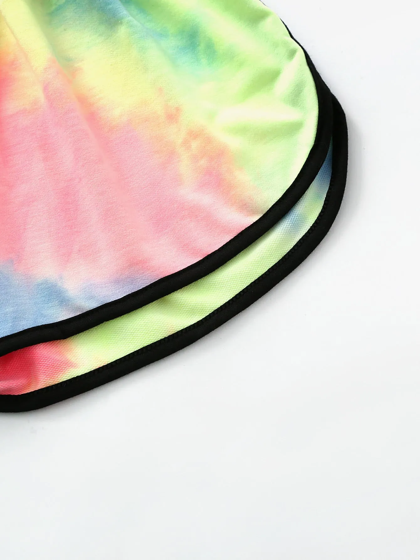 Tie Dye Two-piece Set Loungewear Home Workout Fitness Outfit