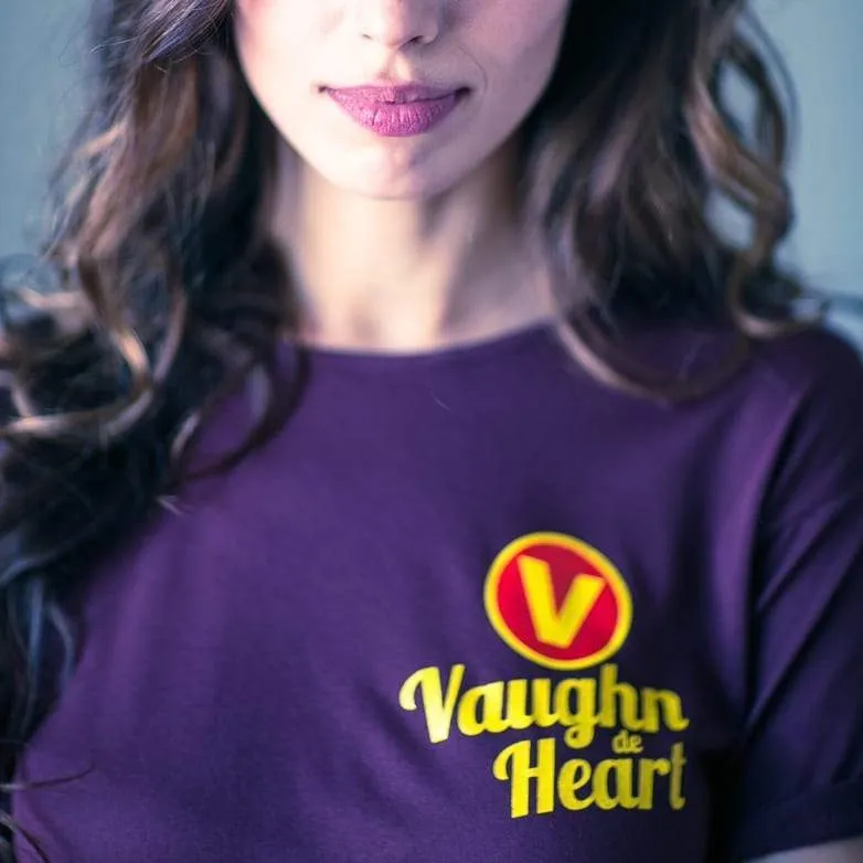 Women's Retro Logo Maroon Crew Neck T-Shirt